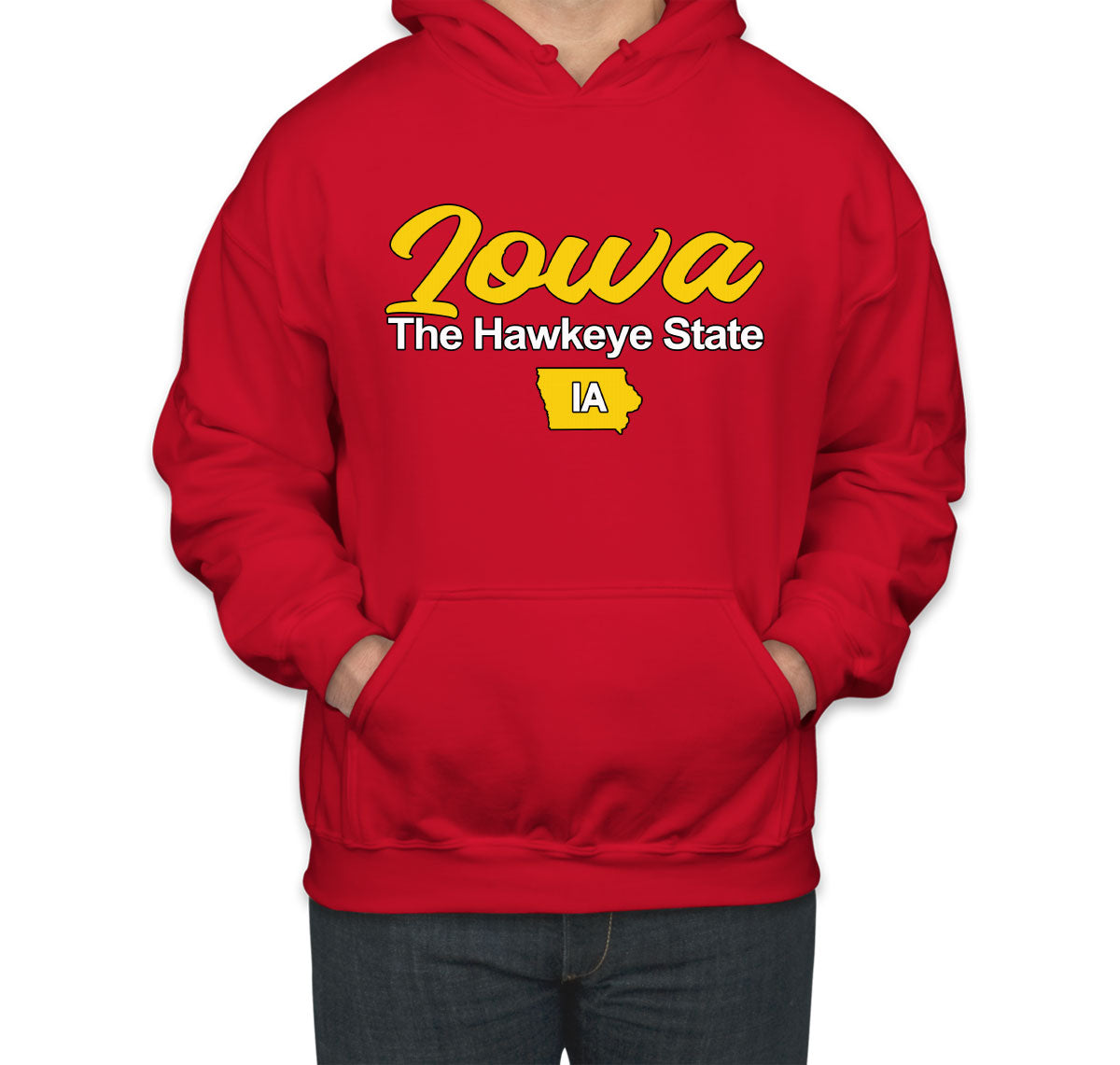 Iowa The Hawkeye State Unisex Hoodie