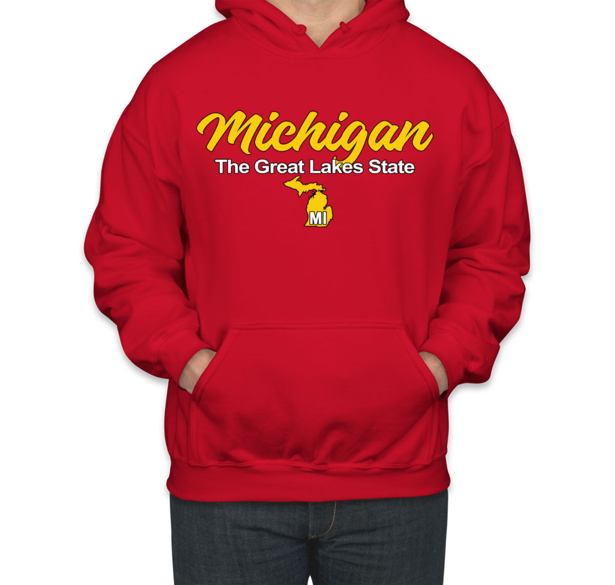 Michigan The Great Lakes State Unisex Hoodie
