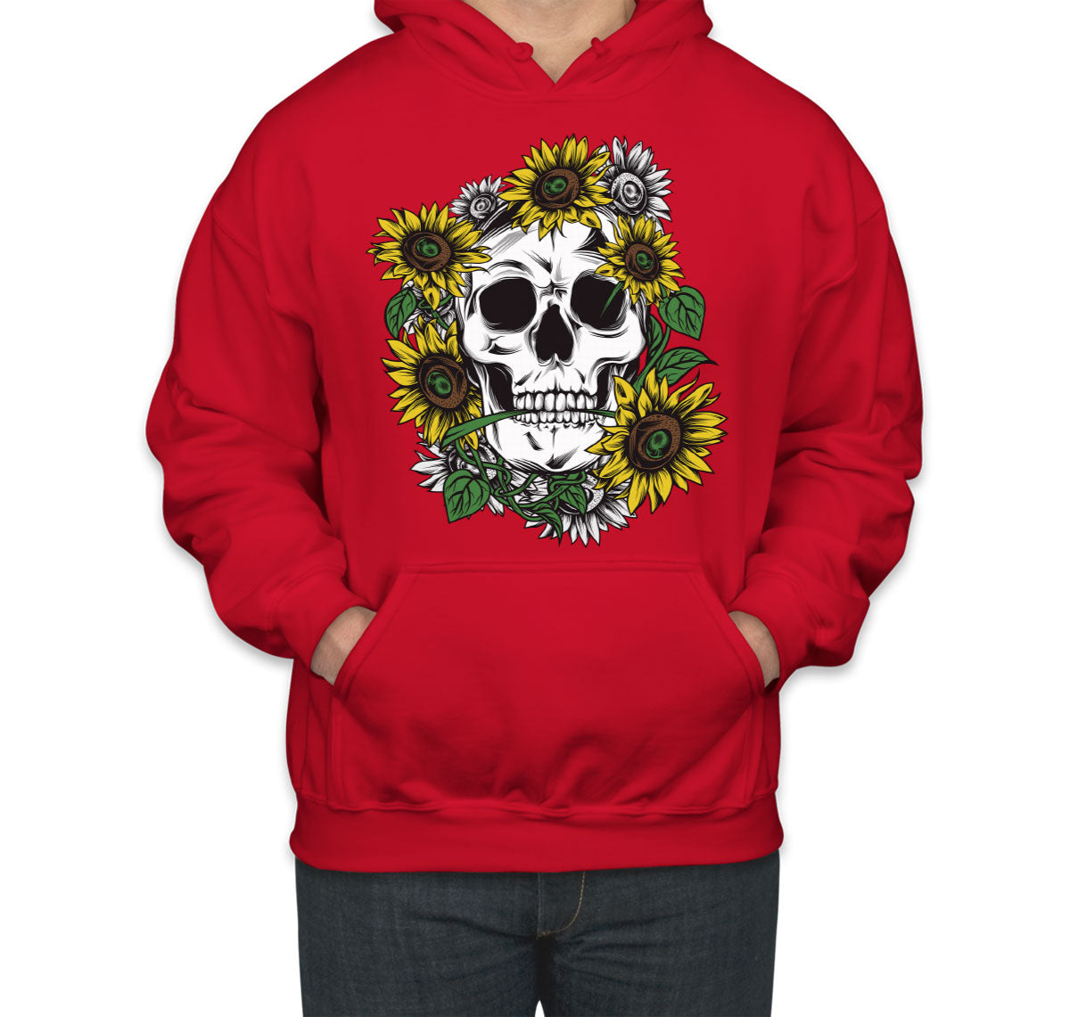 Sunflower Skull Unisex Hoodie