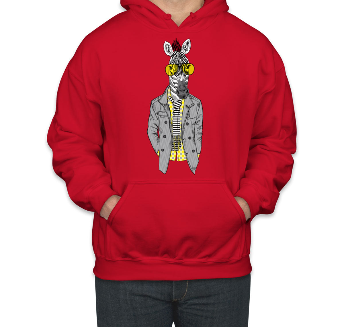 Zebra Fashion Jacket Unisex Hoodie