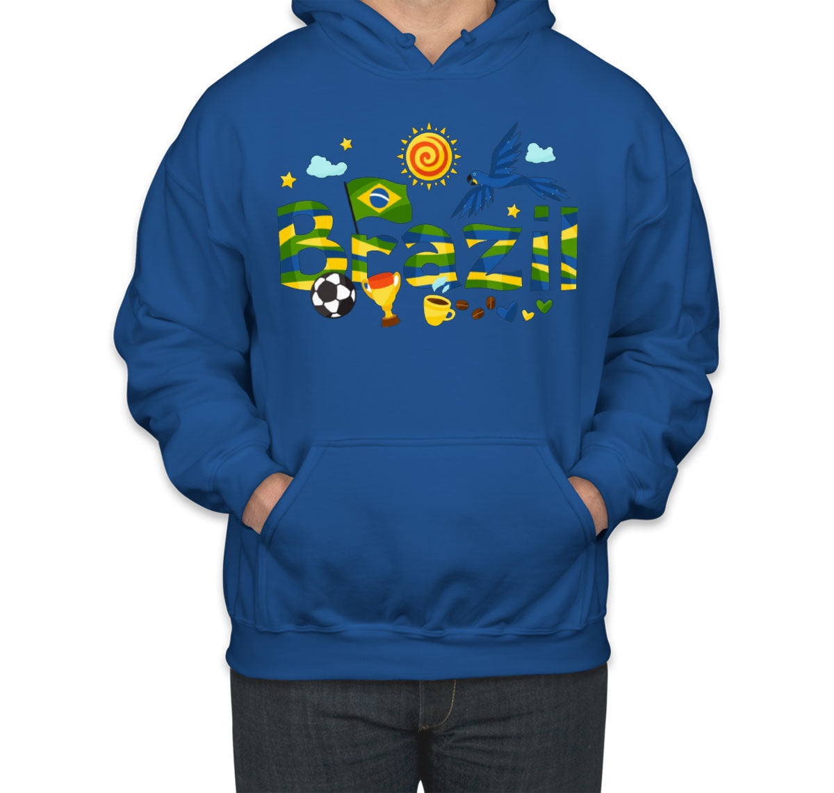 Brazil Objects Unisex Hoodie