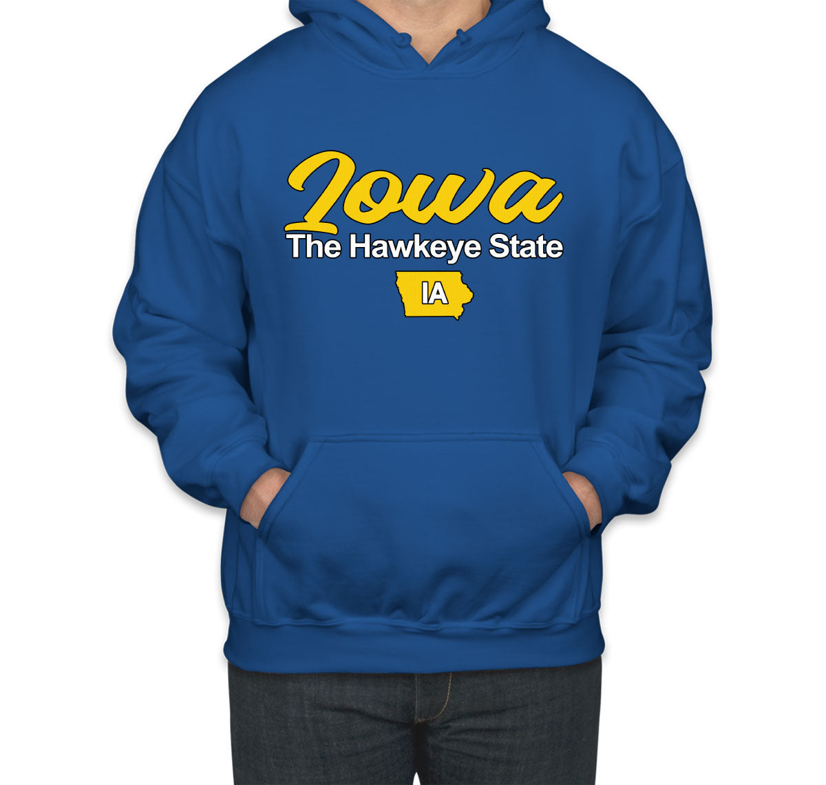 Iowa The Hawkeye State Unisex Hoodie