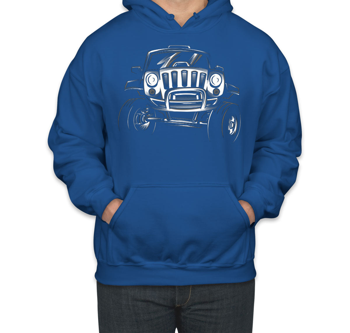 Jeep Off Road Silhouette Unisex Hoodie