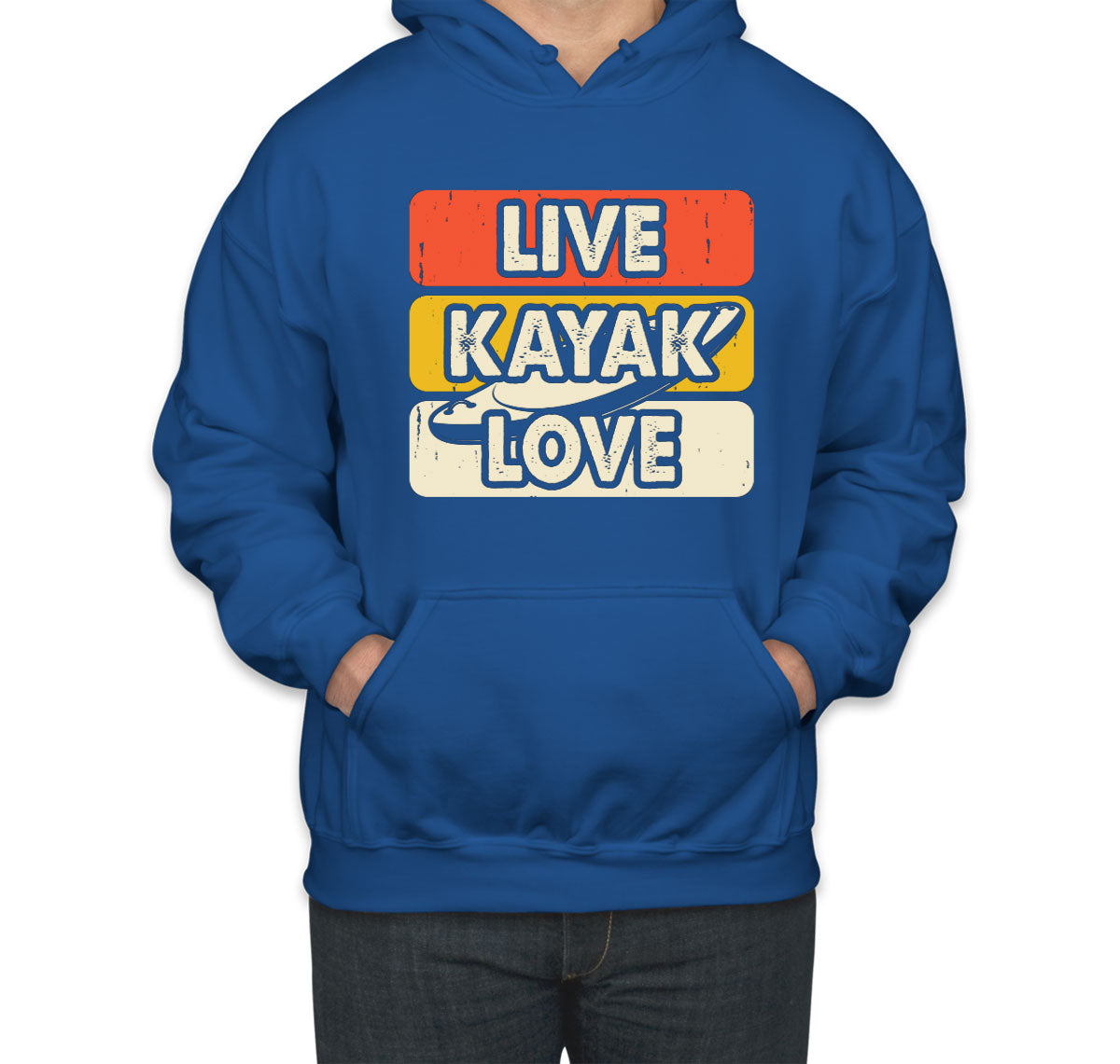 Live Kayak Love Unisex Hoodie