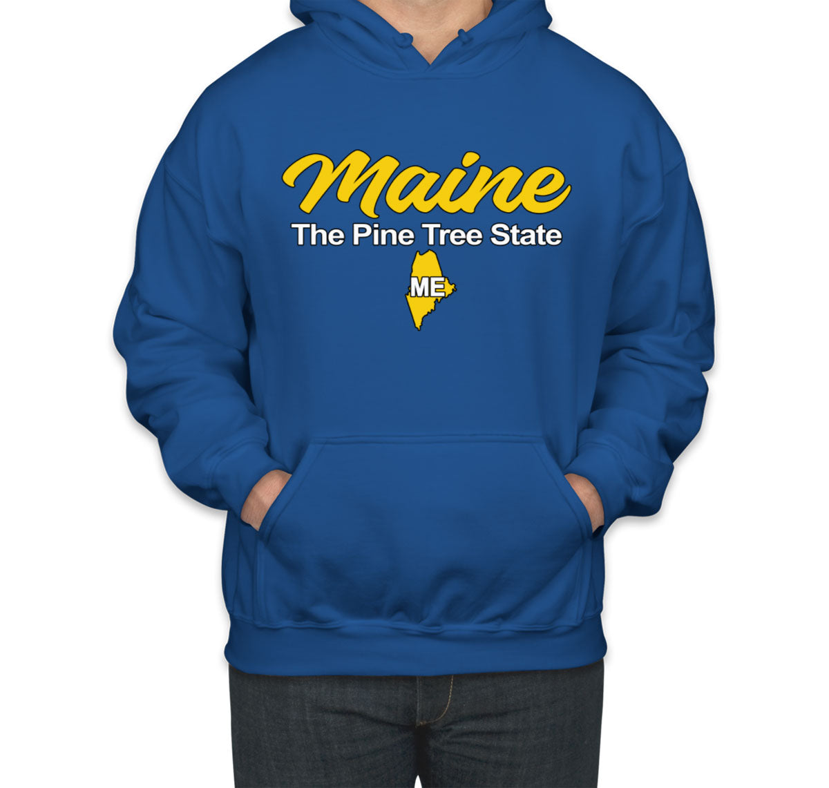 Maine The Pine Tree State Unisex Hoodie