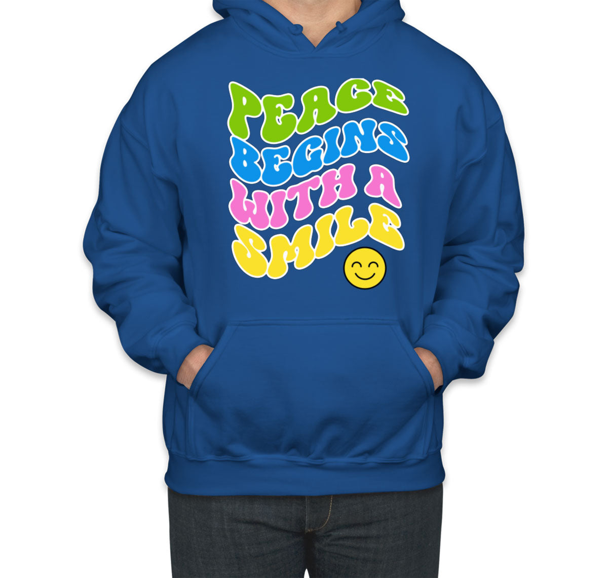 Peace Begins With A Smile Unisex Hoodie