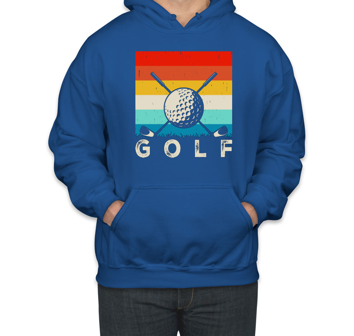 Retro Vintage Golf Unisex Hoodie
