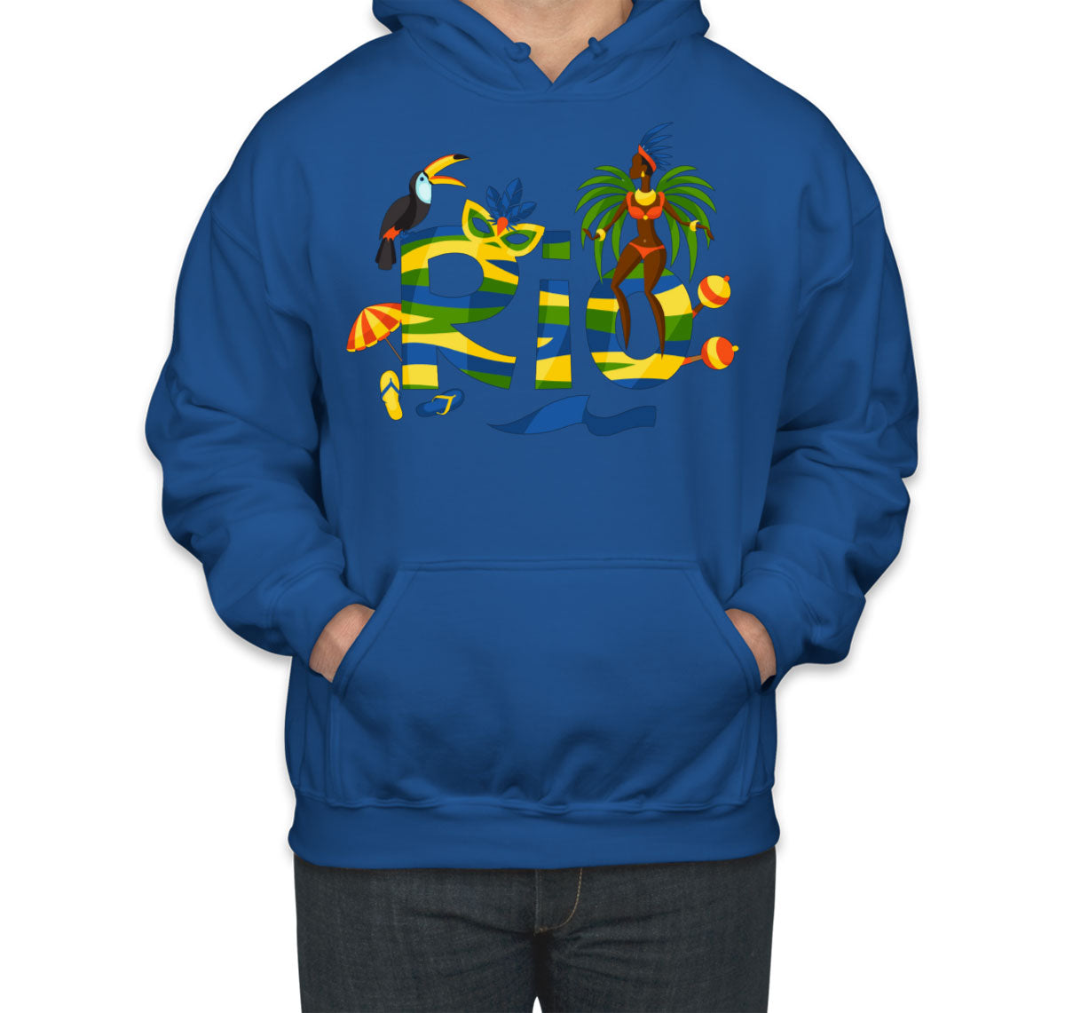 Rio De Janeiro Brazil Carnival Unisex Hoodie