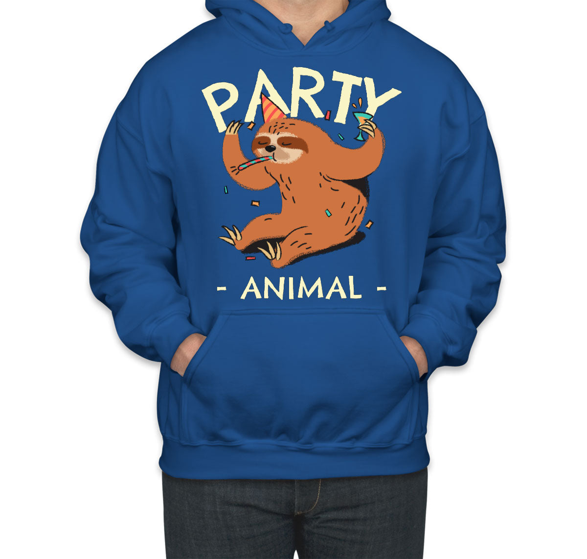Party Animal Sloth Unisex Hoodie