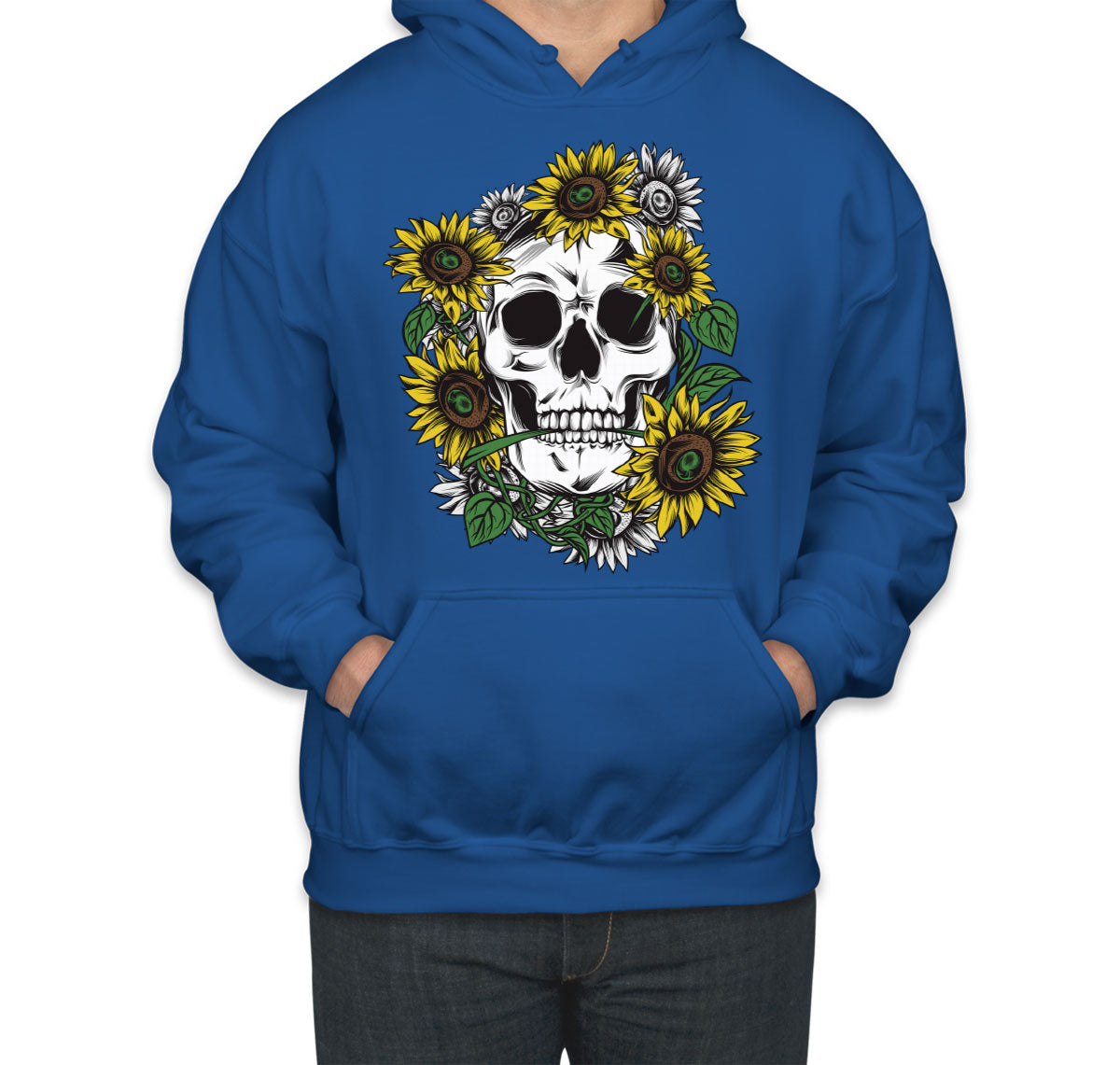 Sunflower Skull Unisex Hoodie