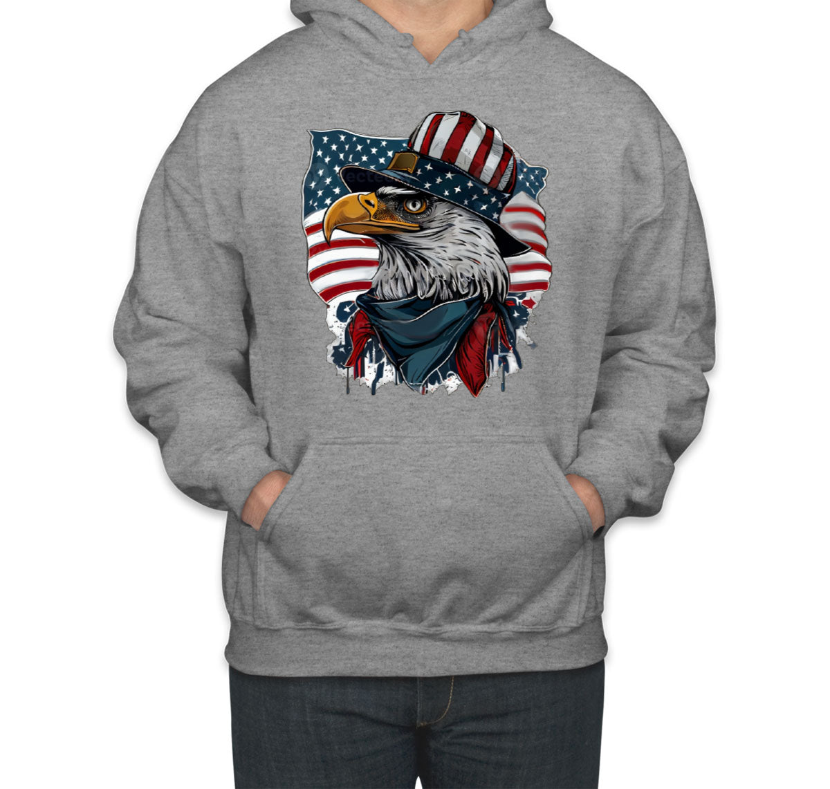 American Eagle Flag Patriotic Unisex Hoodie