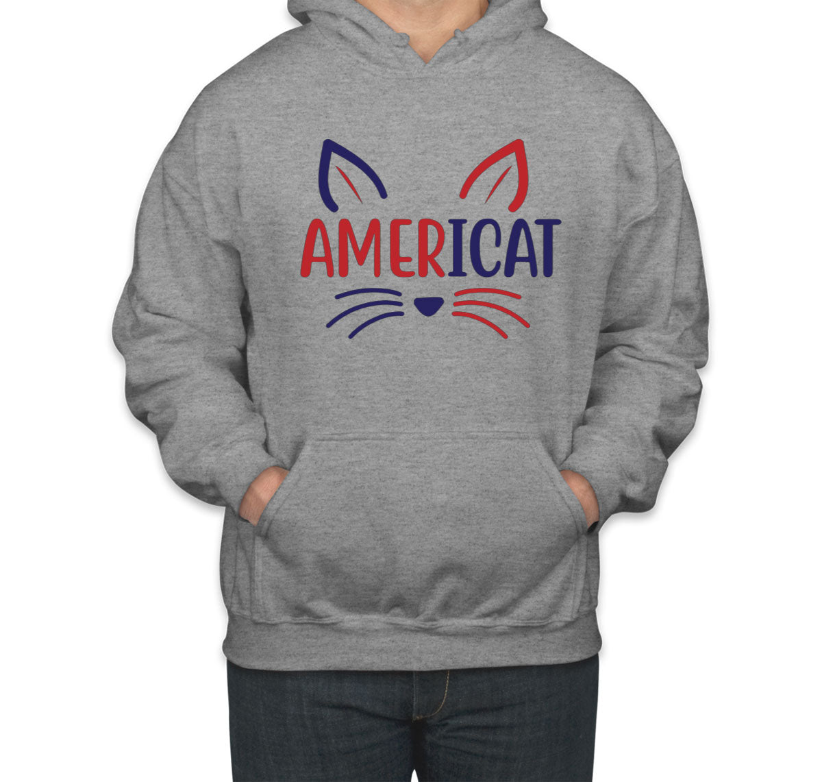 Americat Cat Unisex Hoodie