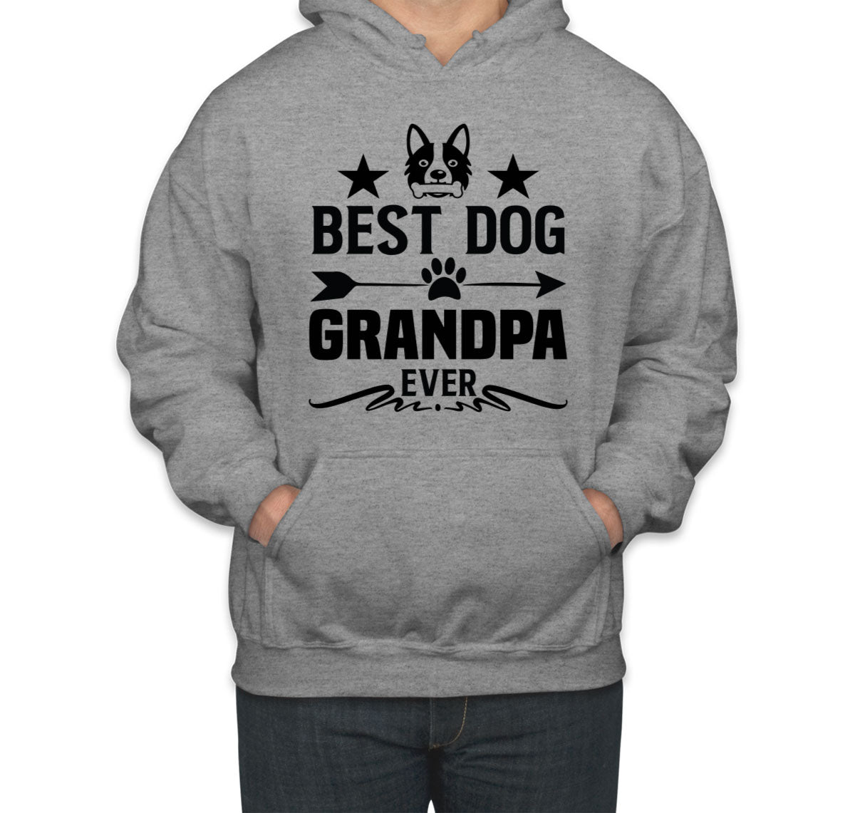 Best Dog Grandpa Ever Unisex Hoodie