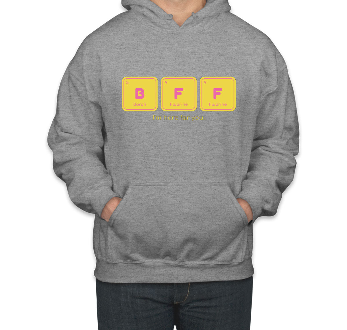 BFF Best Friends Forever Funny Periodic Table Unisex Hoodie