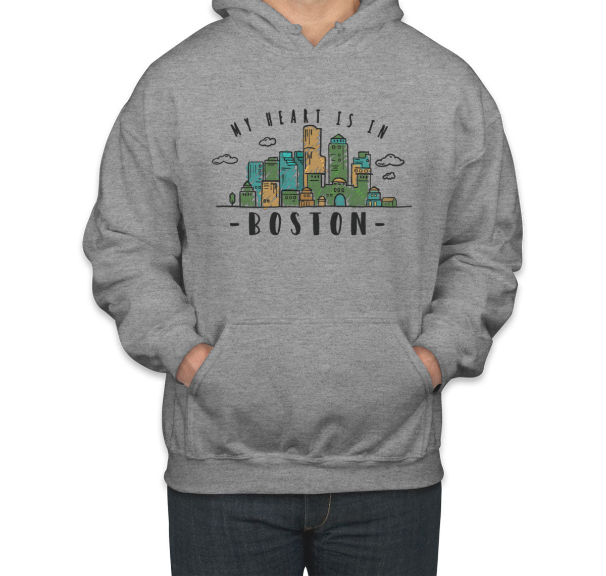 Boston Skyline Unisex Hoodie