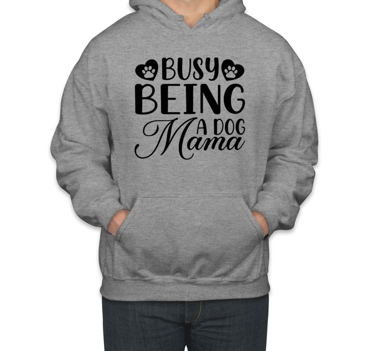 Busy Being A Dog Mama Unisex Hoodie