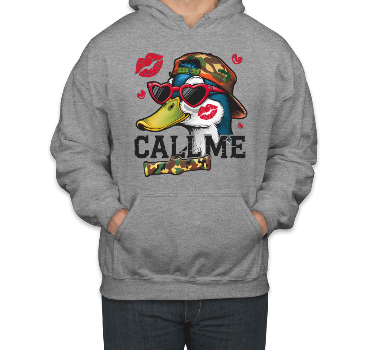 Duck Hunting Call Me Unisex Hoodie