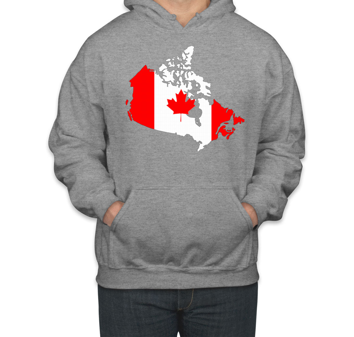 Canada Map Canada Flag Unisex Hoodie
