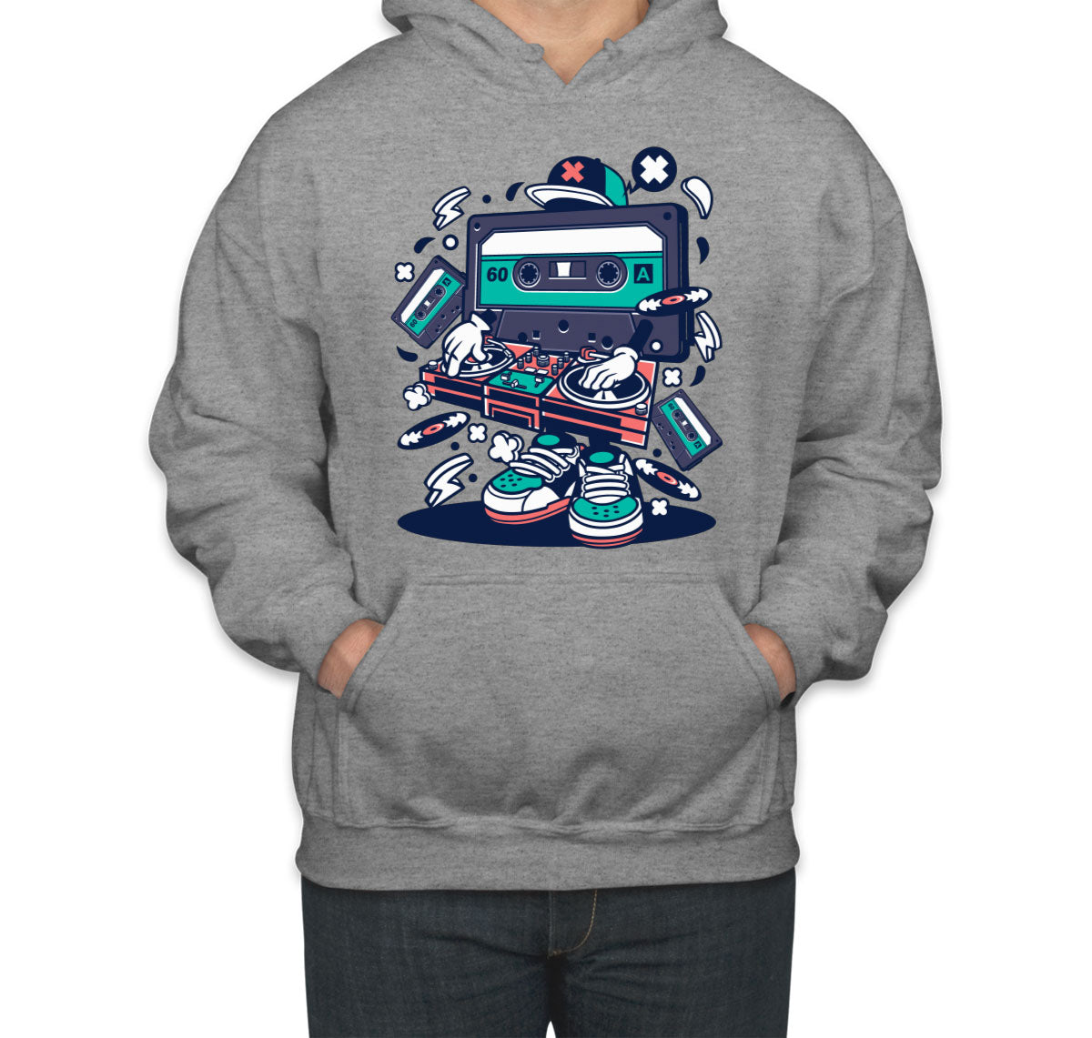 Cassette Disc Jockey Unisex Hoodie