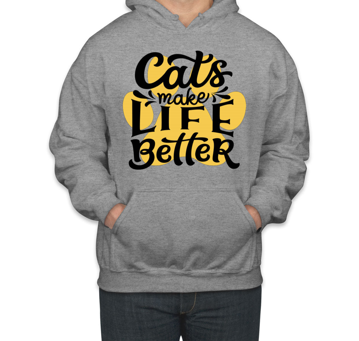 Cats Make Life Is Better Unisex Hoodie