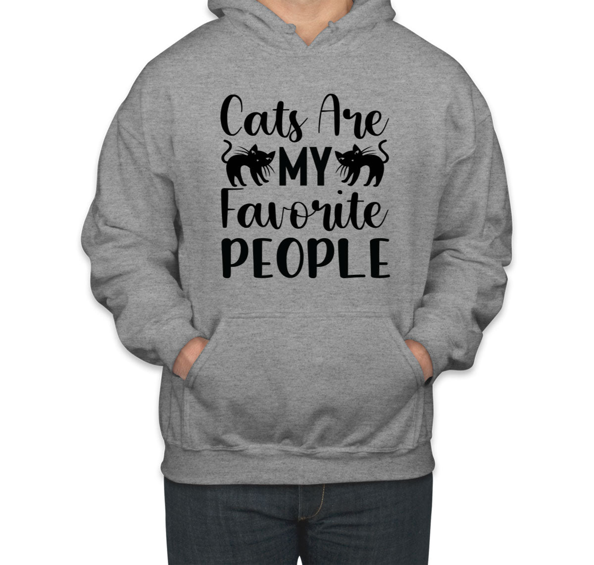 Cats Are My Favorite People Unisex Hoodie