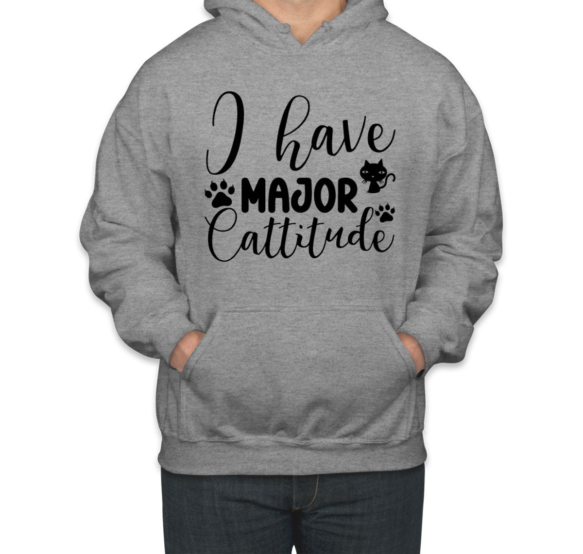 I Have Major Cattitude Cat Unisex Hoodie