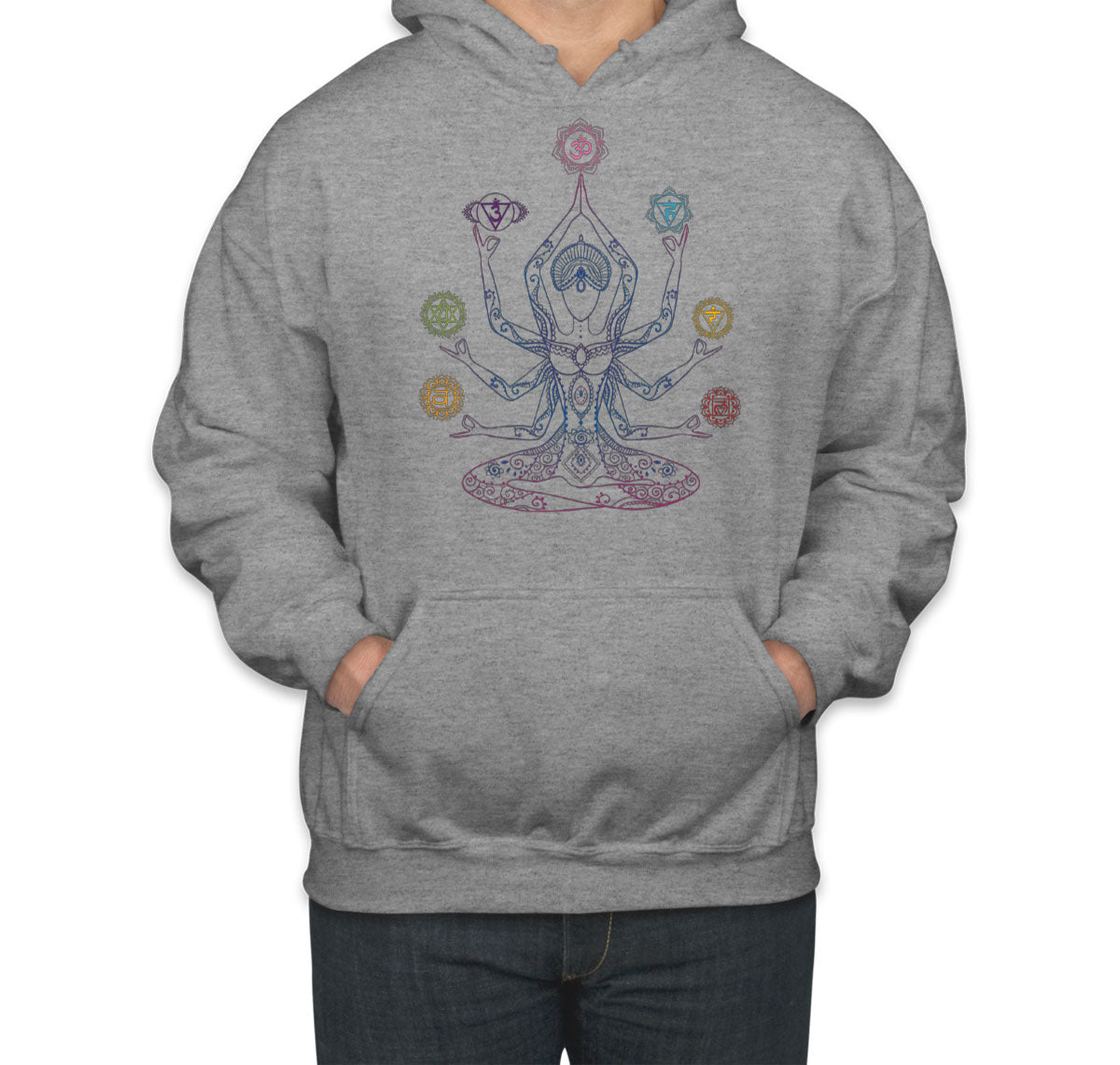 Meditation Chakra Yoga Reiki Unisex Hoodie