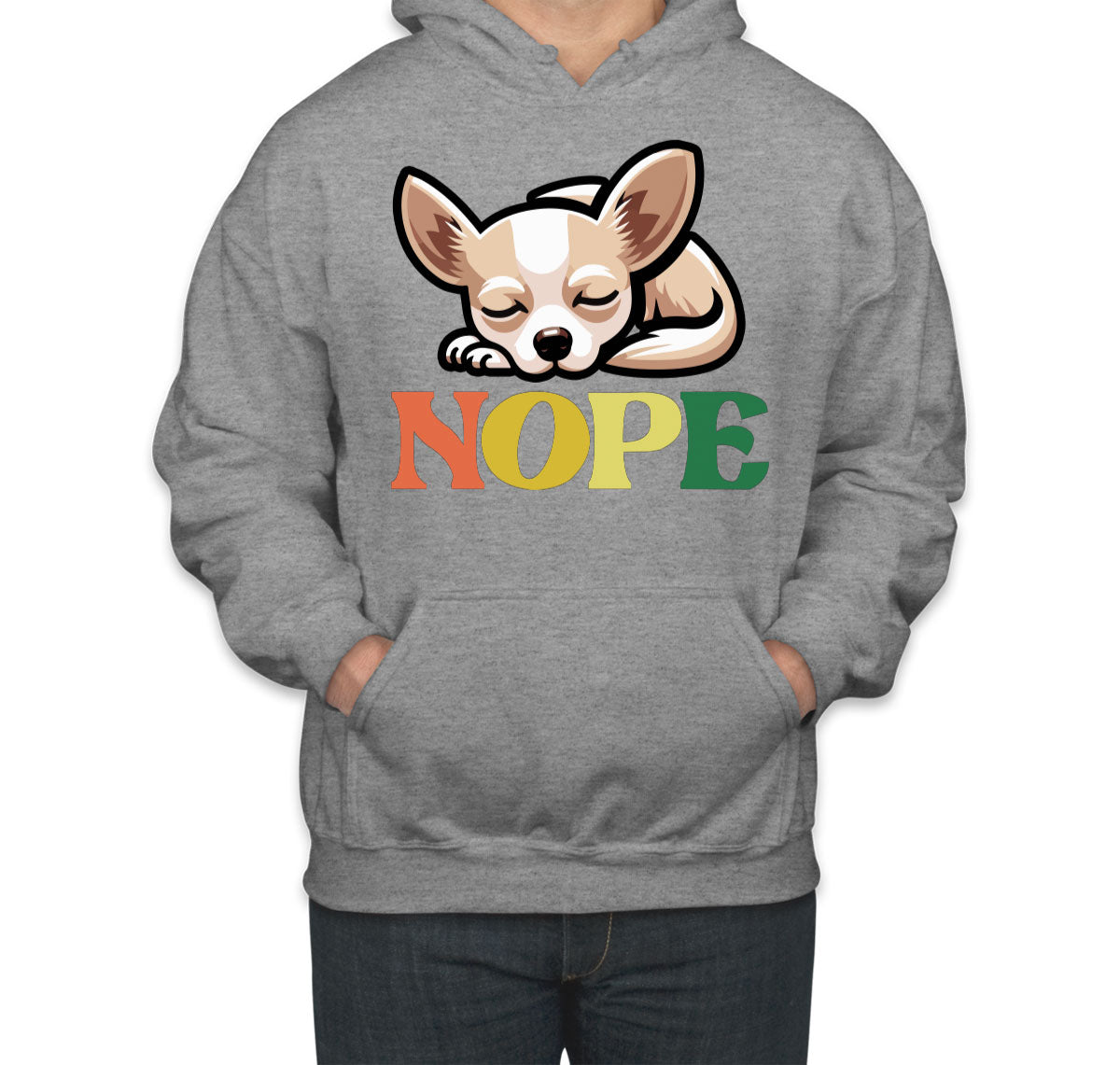 Nope Chihuahua Dog Unisex Hoodie