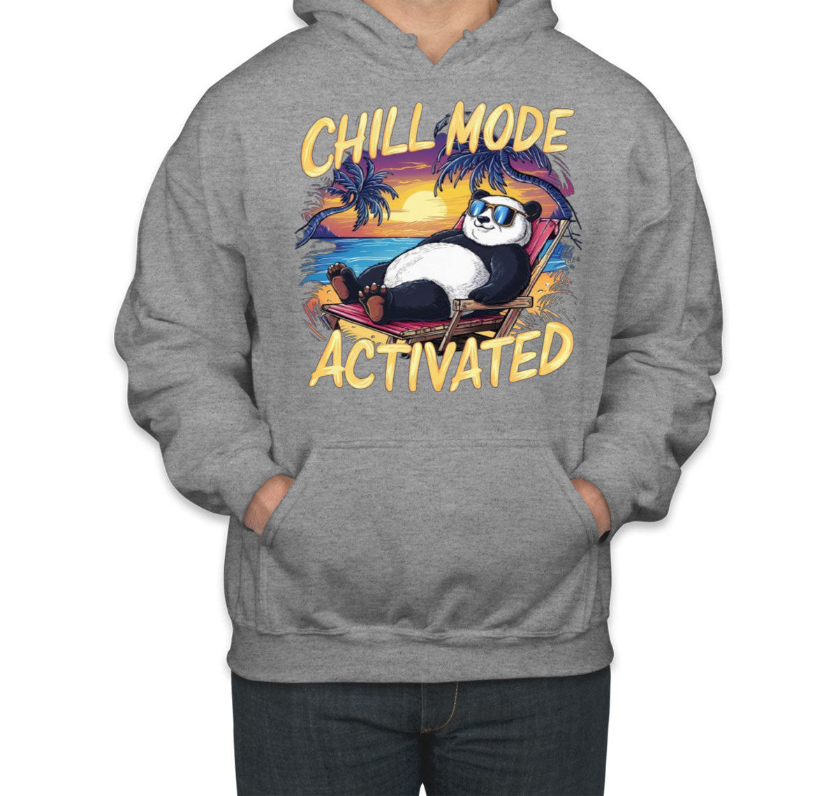 Chill Mode Activated Panda Unisex Hoodie