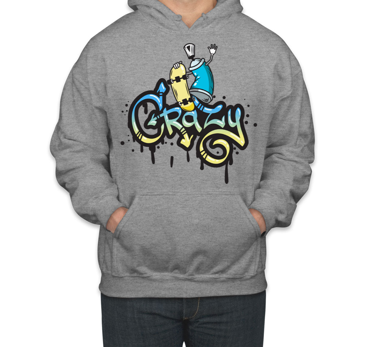 Crazy Skateboard Unisex Hoodie