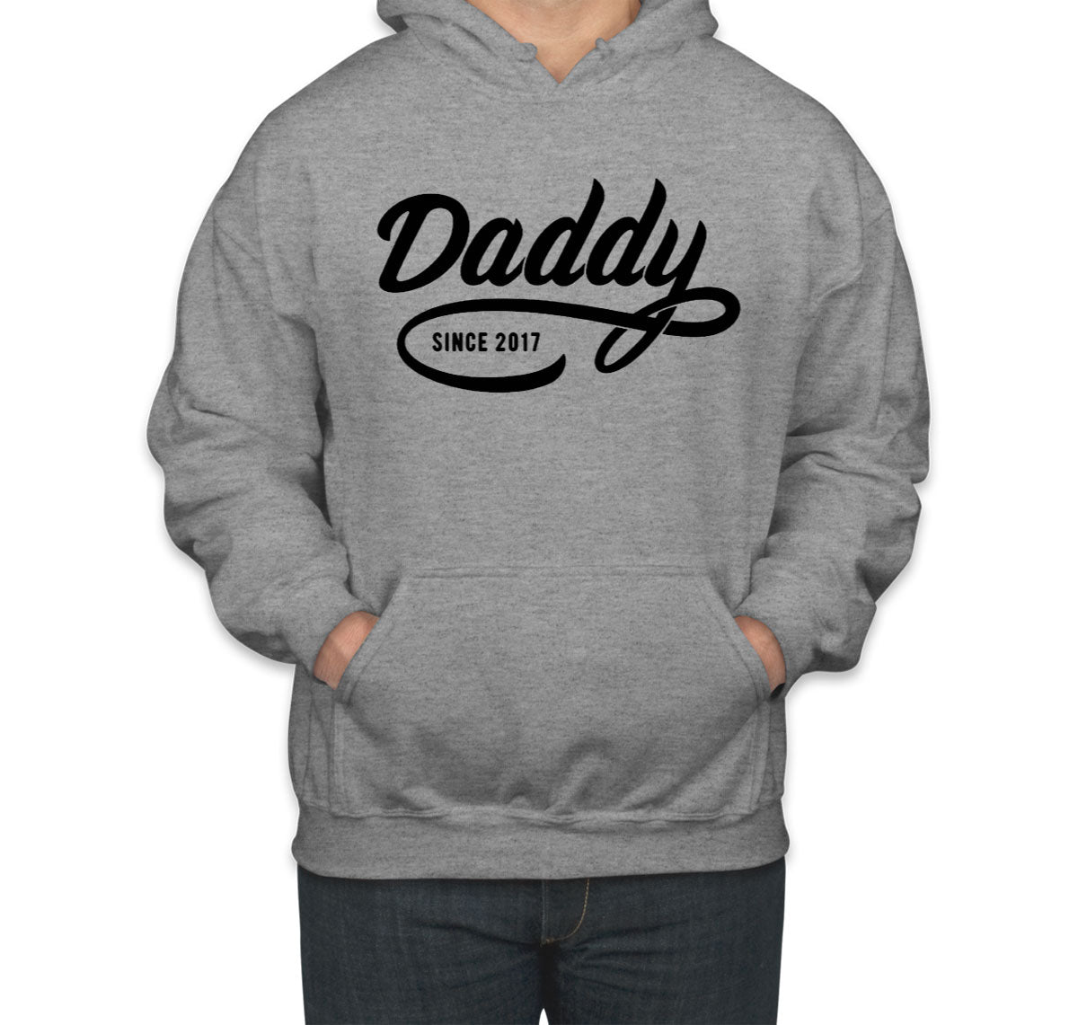 Daddy Since [Custom Year] Personalized Father's Day Unisex Hoodie