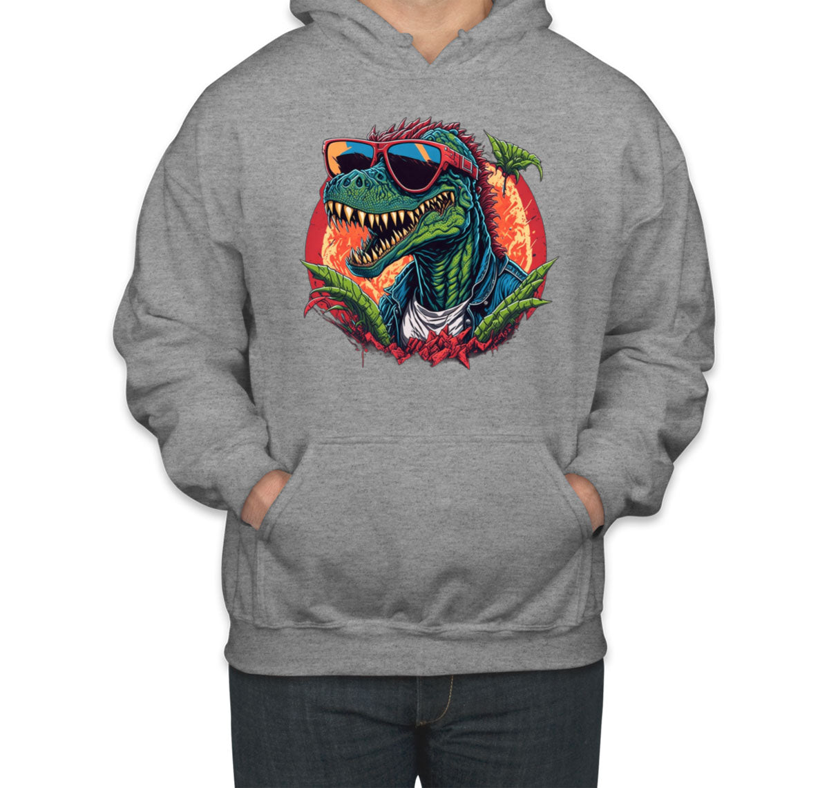 Colorful Dinosaur  Unisex Hoodie