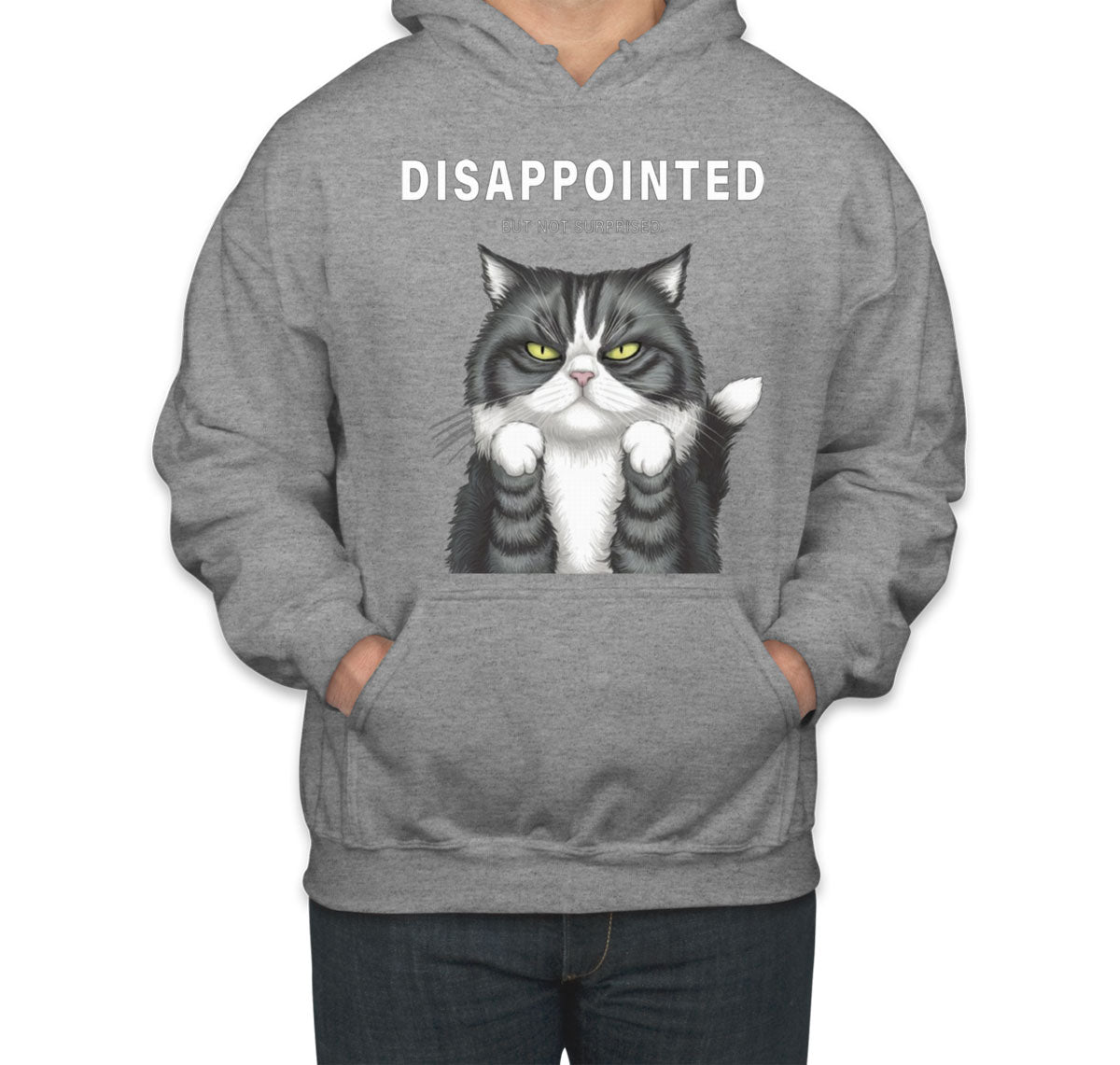Disappointed Cat Unisex Hoodie
