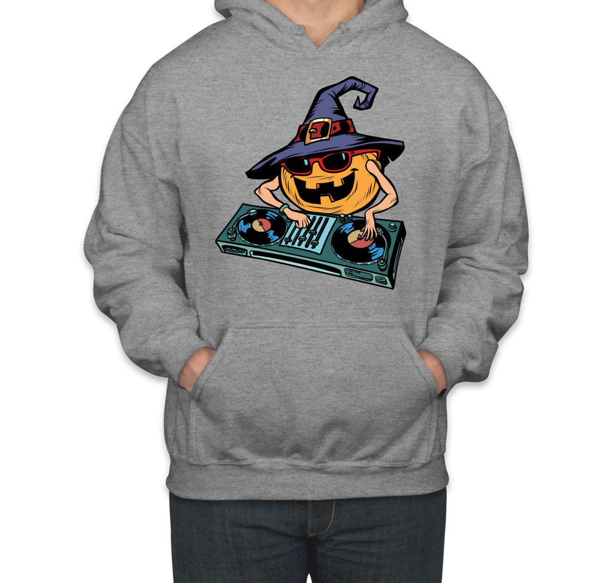 DJ Pumpkin Halloween Unisex Hoodie