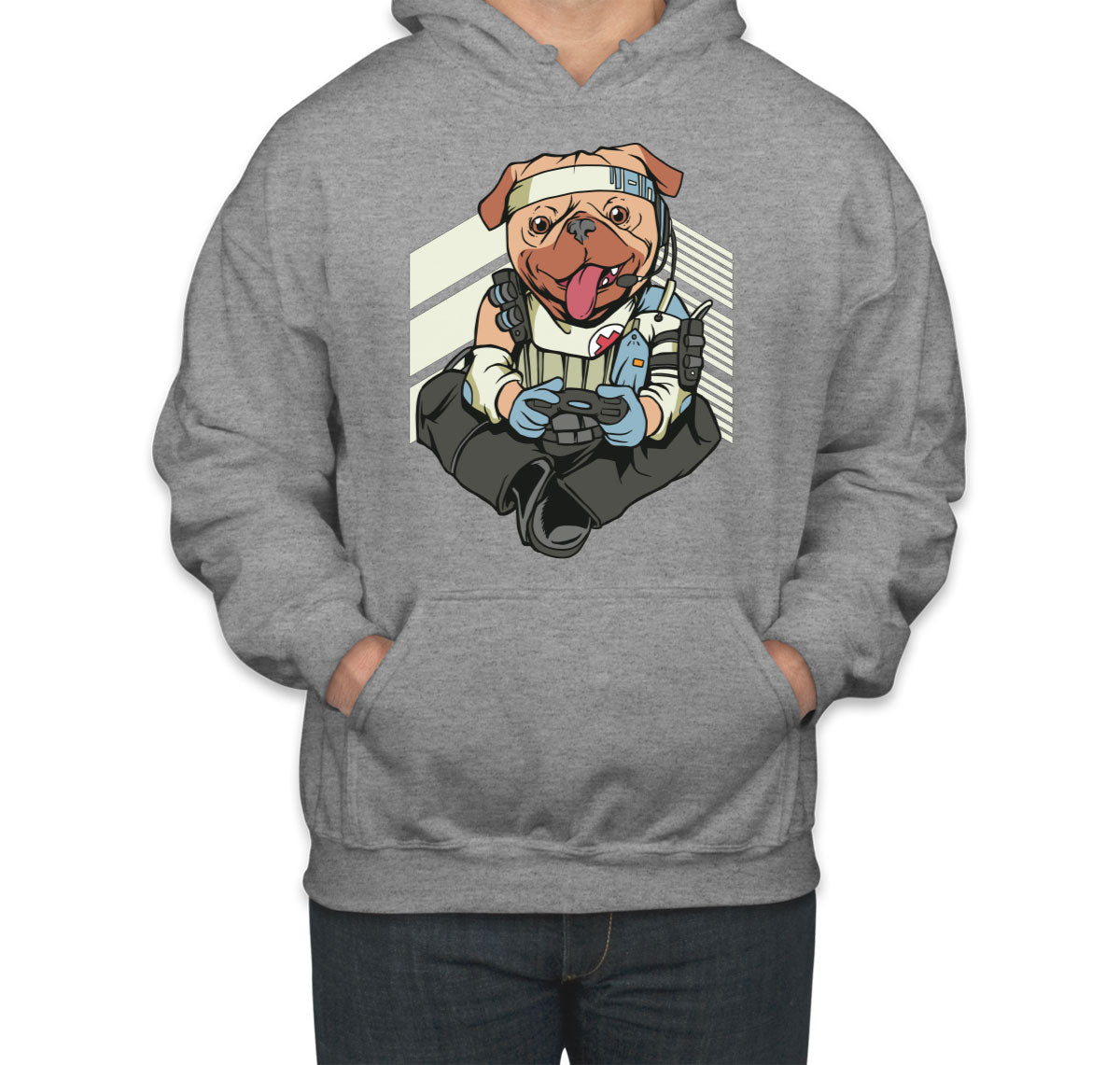 Gamer Dog Unisex Hoodie