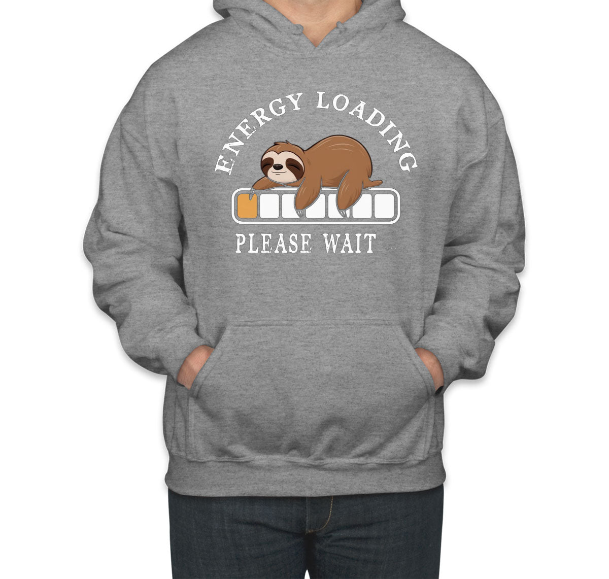 Energy Loading Please Wait Sloth Unisex Hoodie
