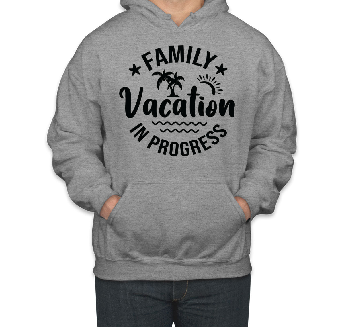 Family Vacation In Progress Unisex Hoodie