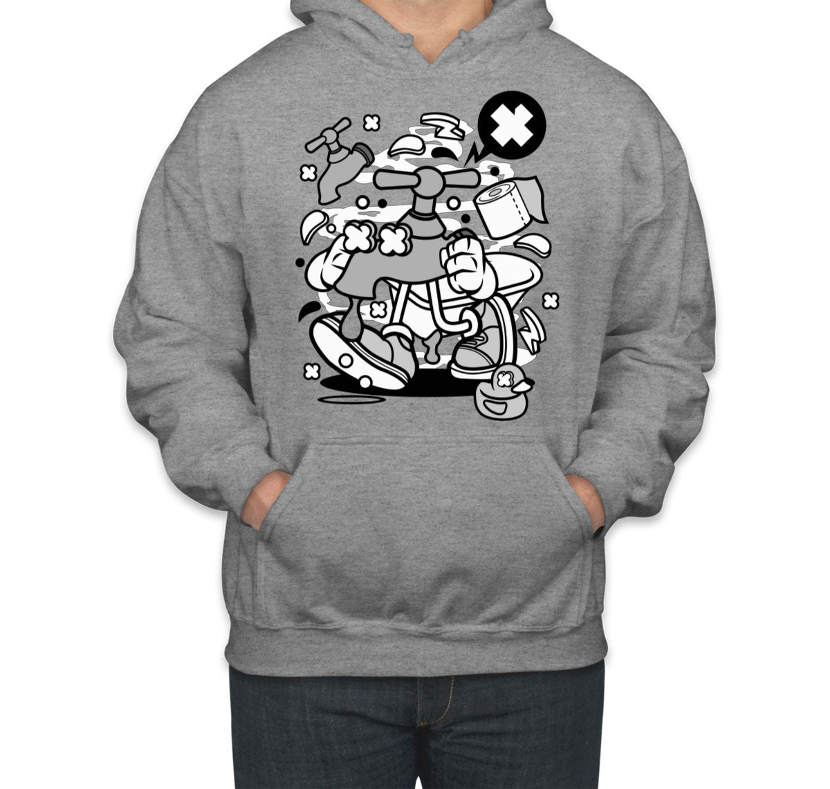 Faucet Cartoon Unisex Hoodie
