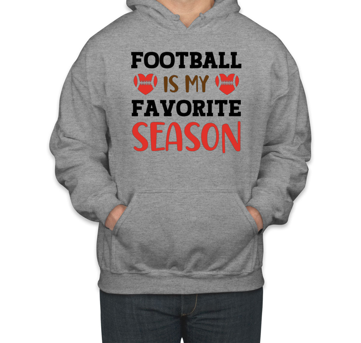 Footbal Is My Favorite Season Unisex Hoodie