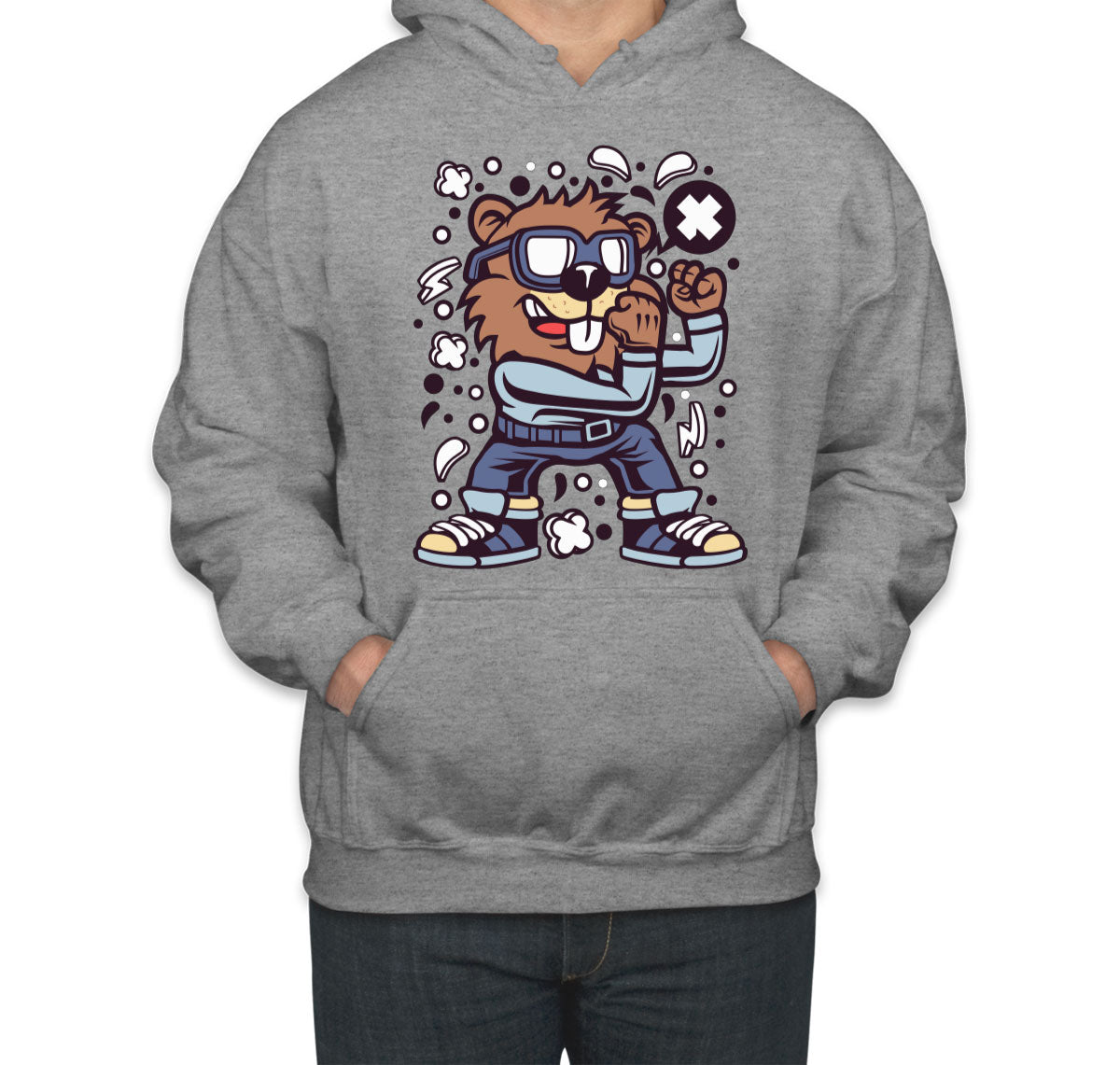 Fighter Beaver Unisex Hoodie