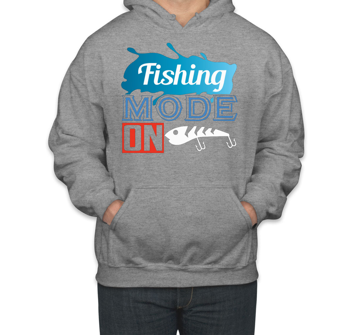 Fishing Mode On Unisex Hoodie
