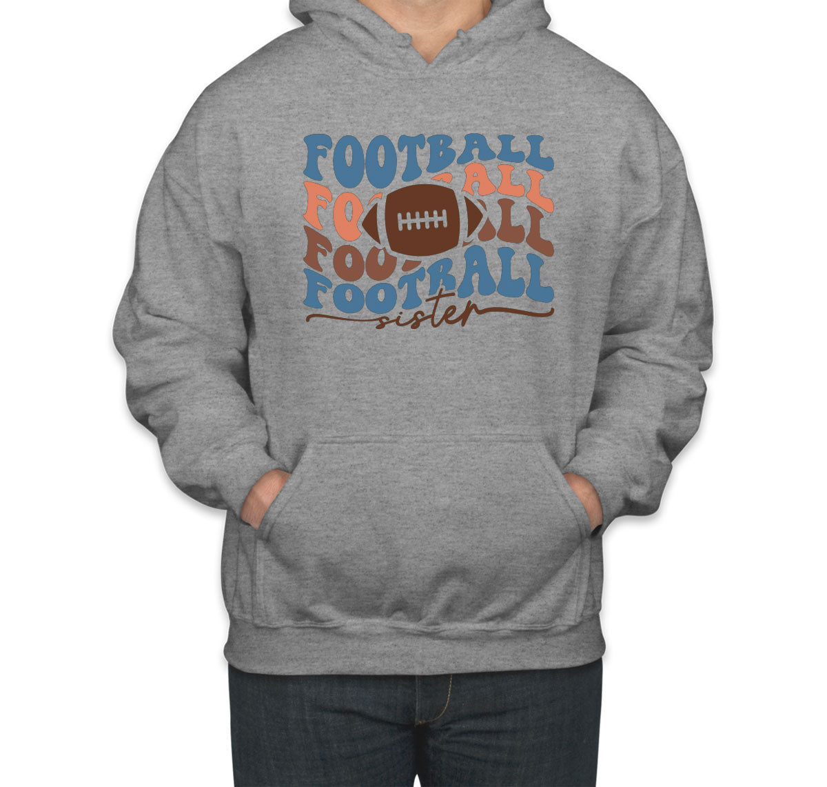 Football Sister Unisex Hoodie