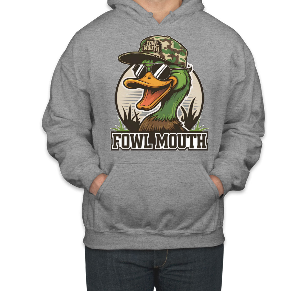 Fowl Mouth Duck Hunting Unisex Hoodie