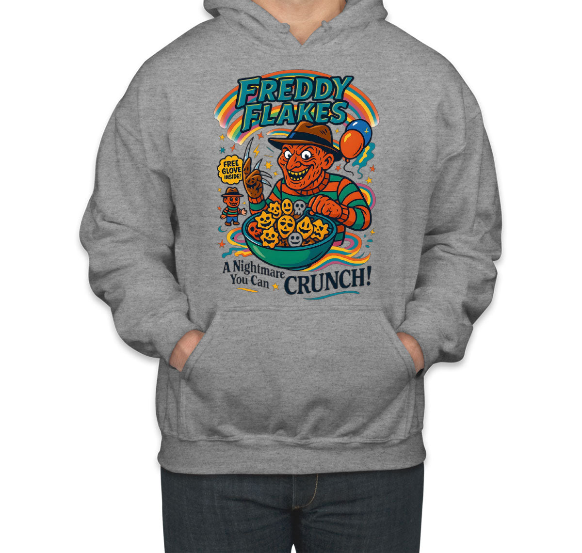 Freddy Flakes Halloween Unisex Hoodie