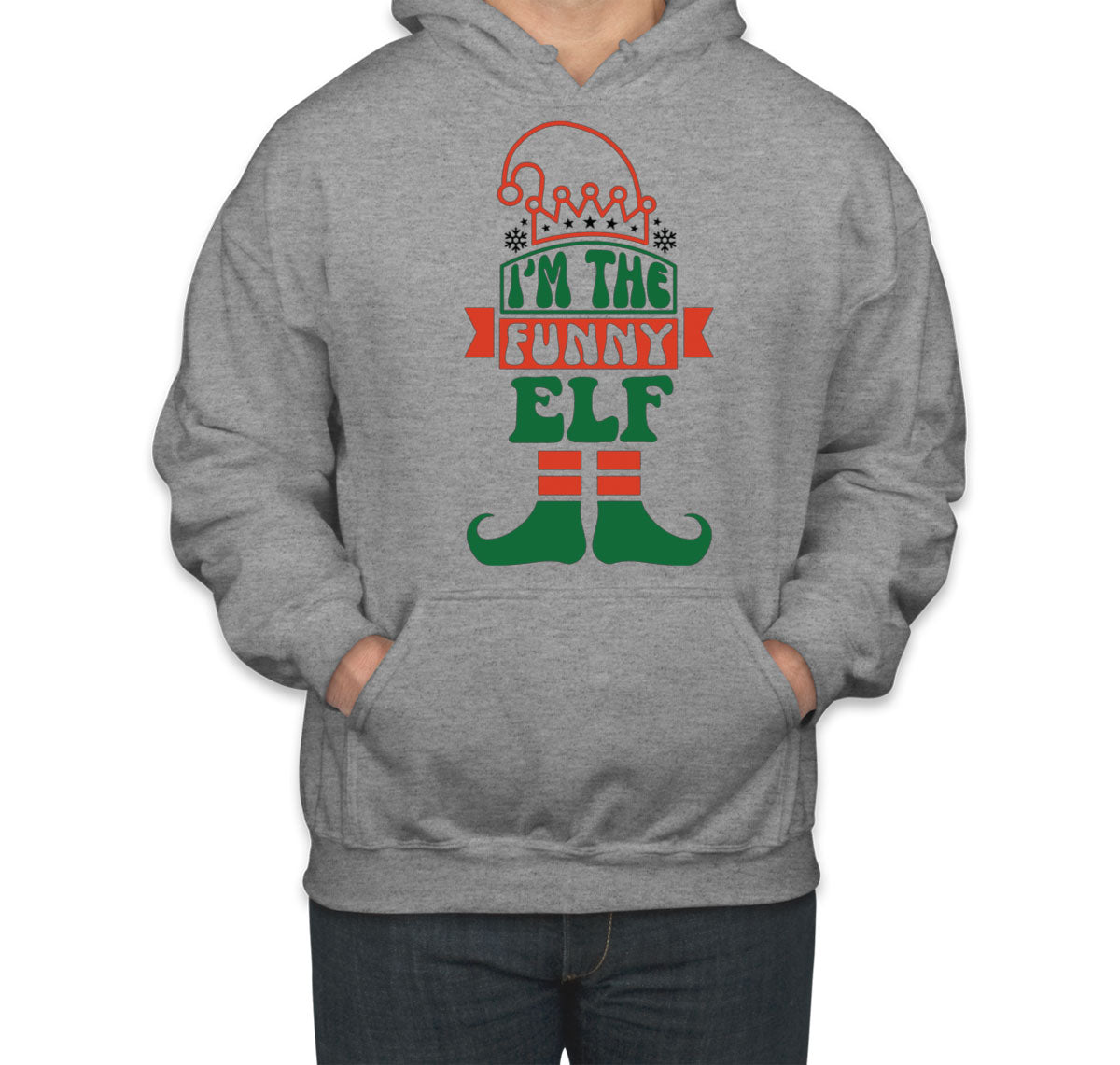 I'm The Funny Elf Christmas Unisex Hoodie