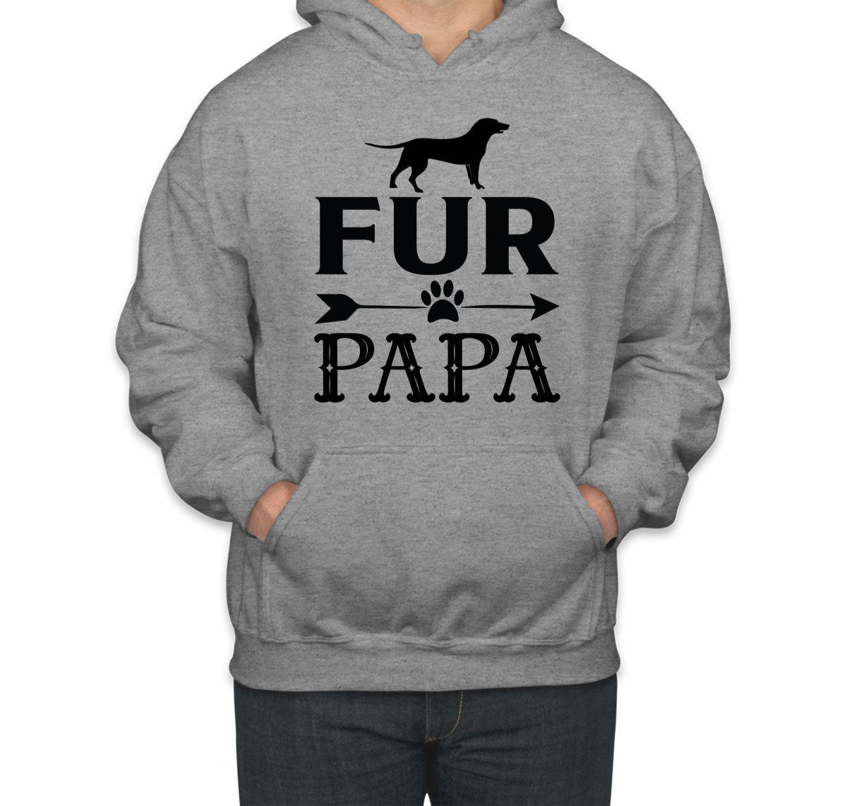 Fur Papa Dog Father's Day Unisex Hoodie