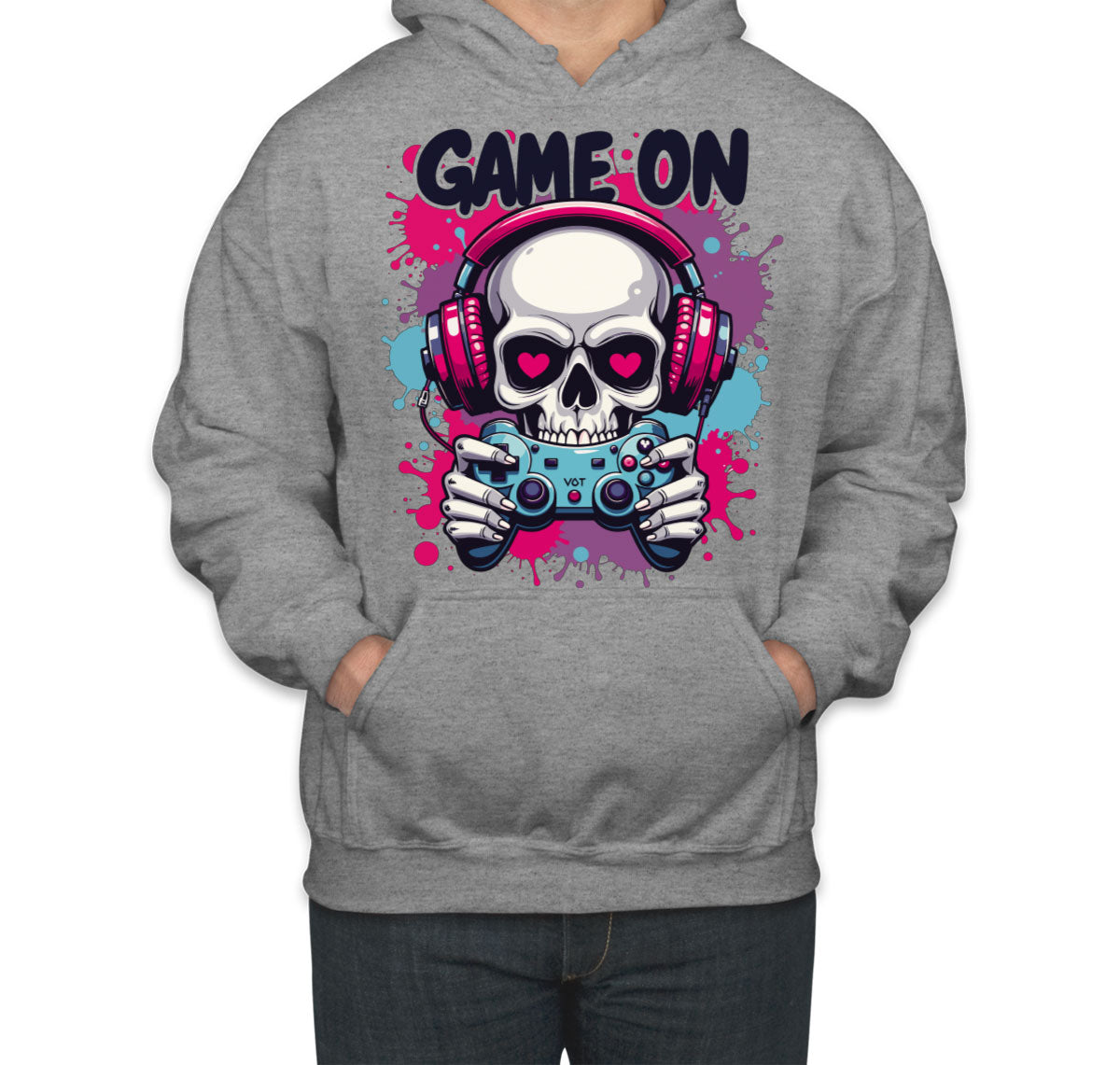 Game On Skull Unisex Hoodie
