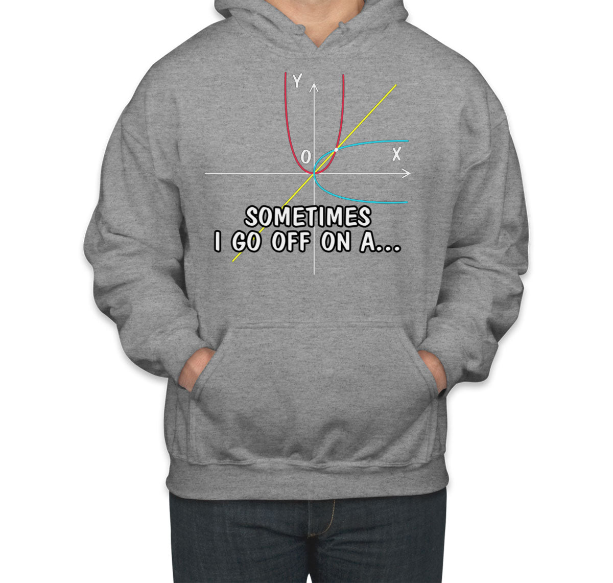 Sometimes I Go Off On A...Math Teacher Unisex Hoodie