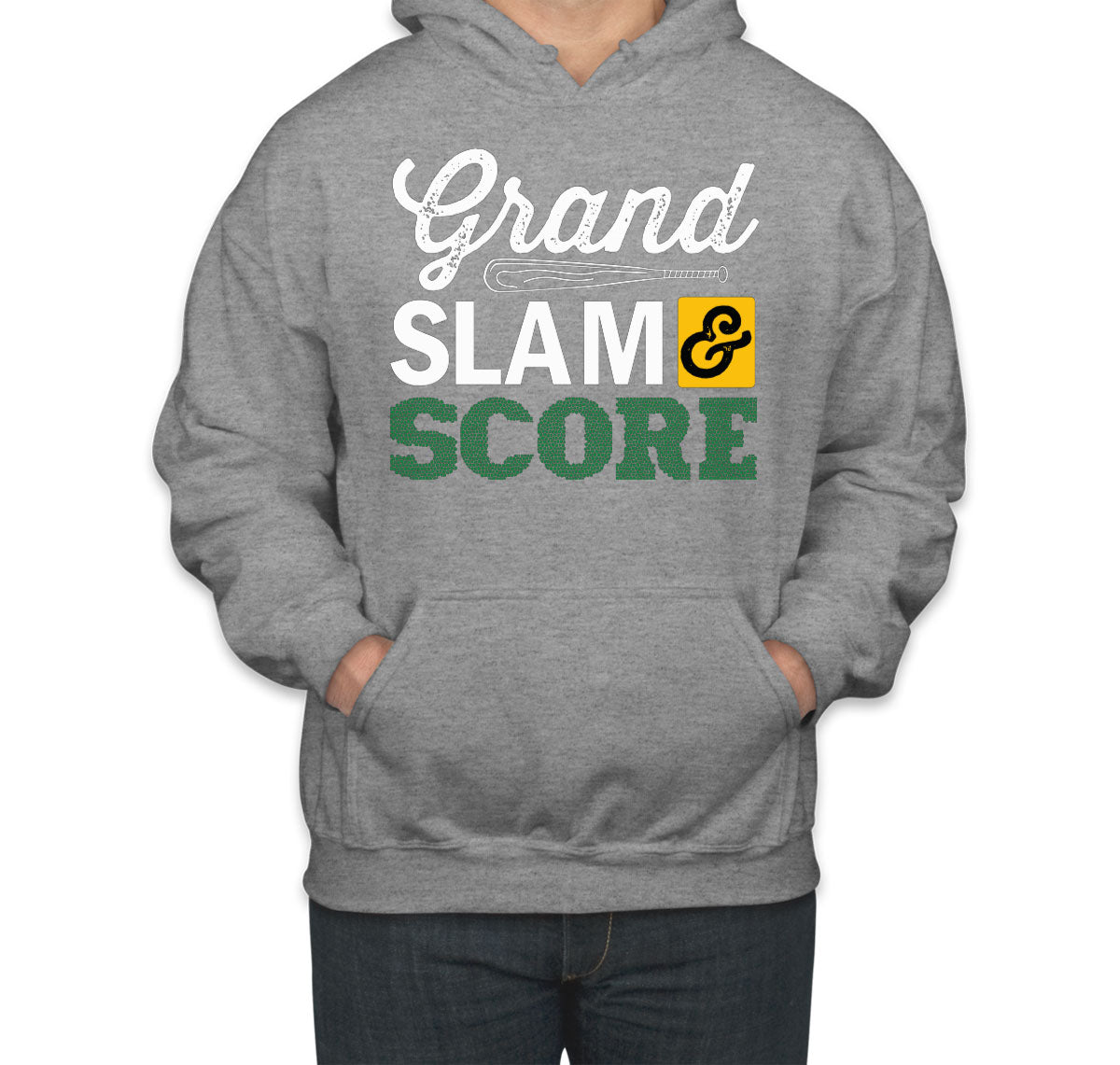 Grand Slam And Score Baseball Bat Unisex Hoodie