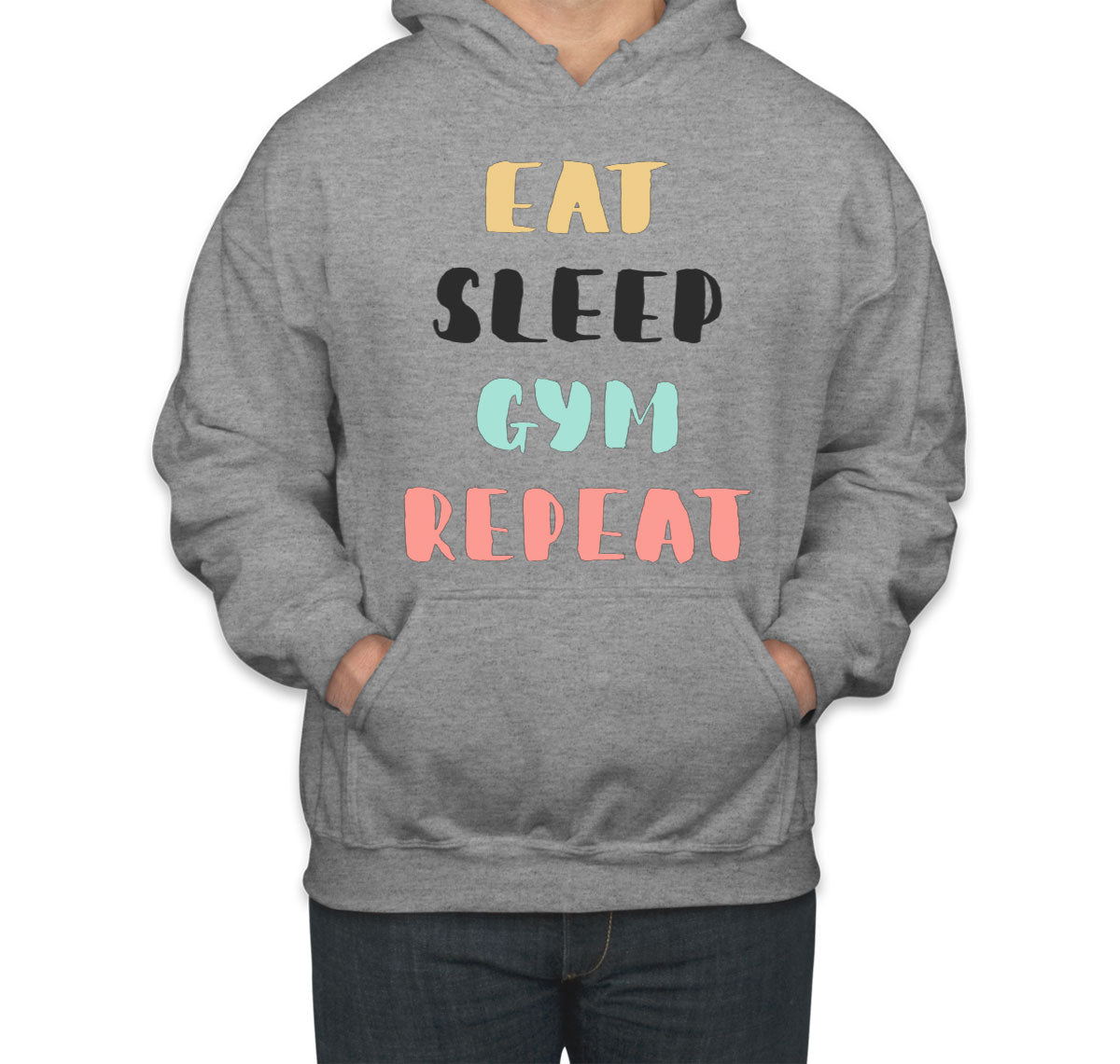 Eat Sleep Gym Repeat Unisex Hoodie